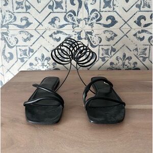 ZARA BLACK GLADIATOR SANDAL